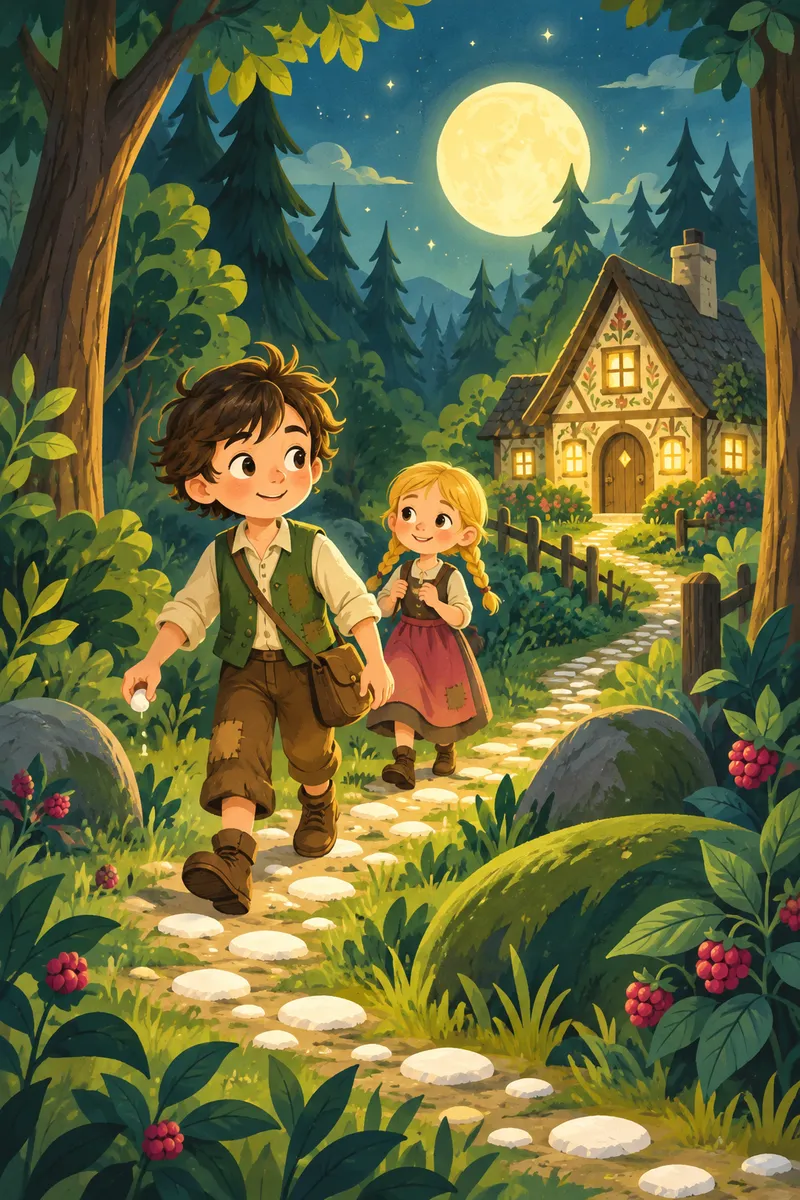 Hansel And Gretel — cover illustration