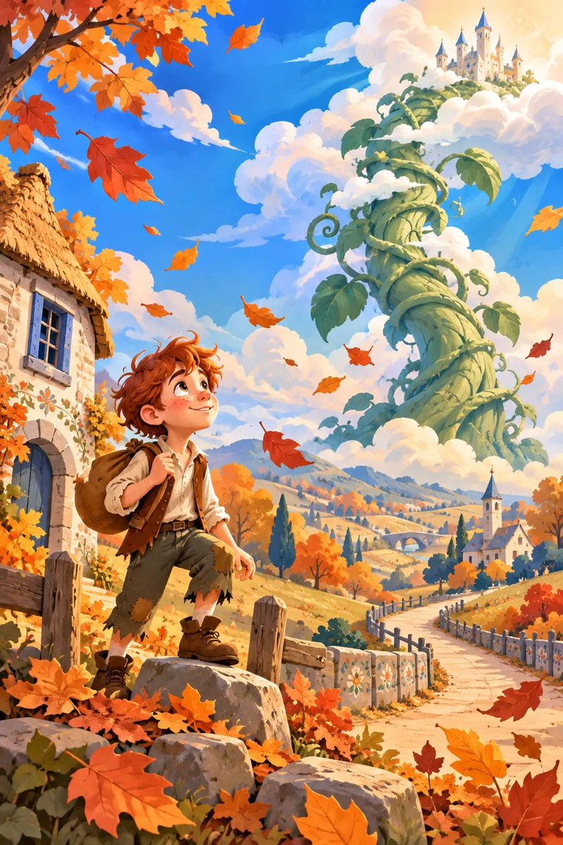 Jack And The Beanstalk — cover illustration
