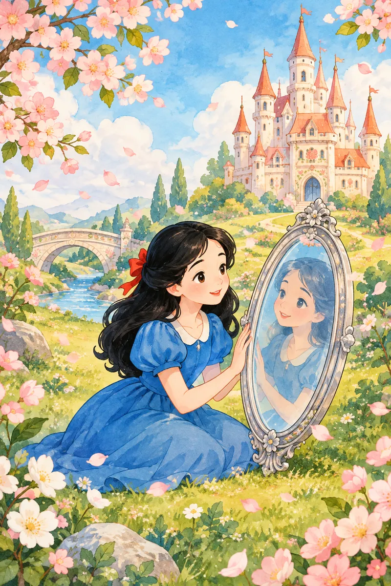 Little Snow-white — cover illustration
