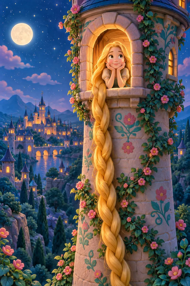Rapunzel — cover illustration