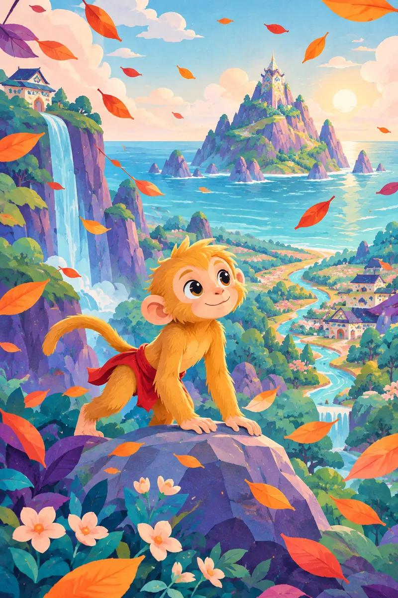 The Ape Sun Wu Kung — cover illustration