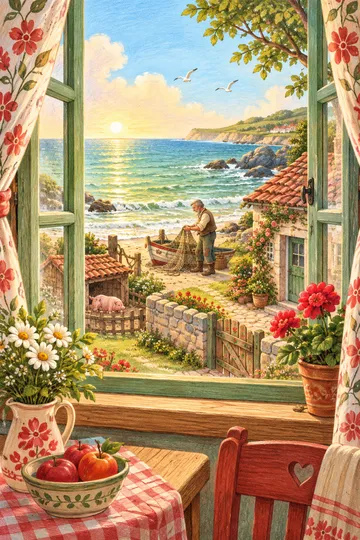 The Fisherman And His Wife — cover illustration