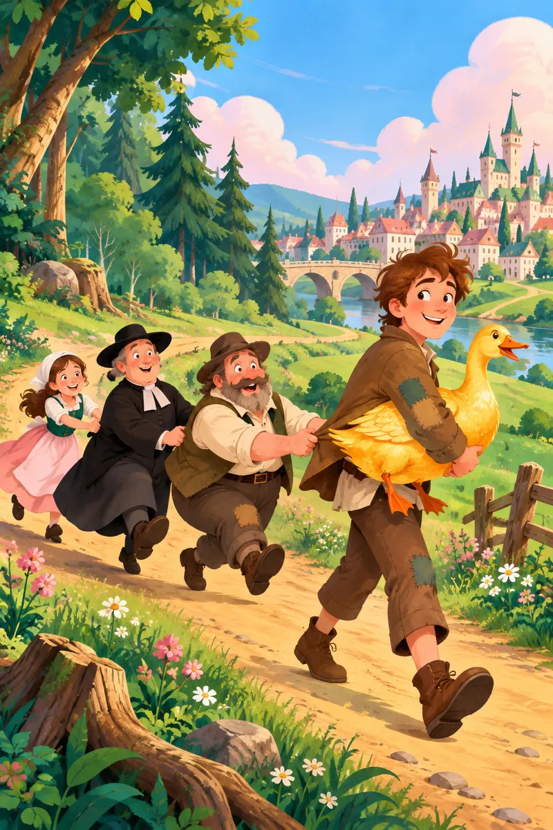 The Golden Goose — cover illustration
