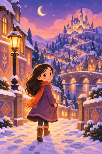 The Little Match Girl — cover illustration