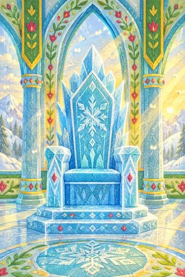 The Snow Queen — cover illustration