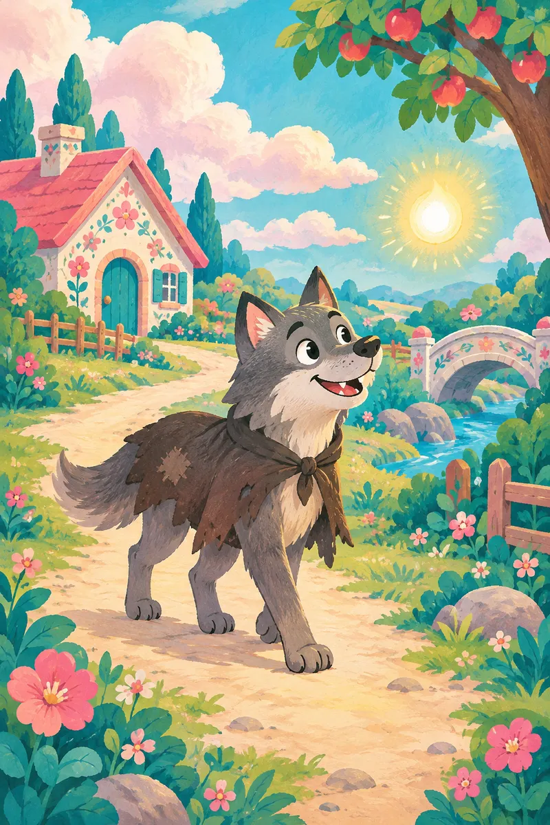The Story Of The Three Little Pigs — cover illustration